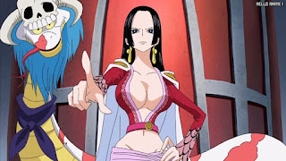 ワンピースアニメ 女ヶ島編 413話 ボア・ハンコック | ONE PIECE Episode 413