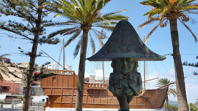 Statua a Santa Cruz di La Palma