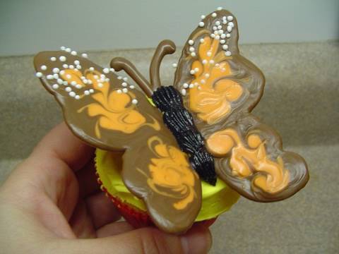 Decorating Cupcakes 4 Monarch Butterfly
