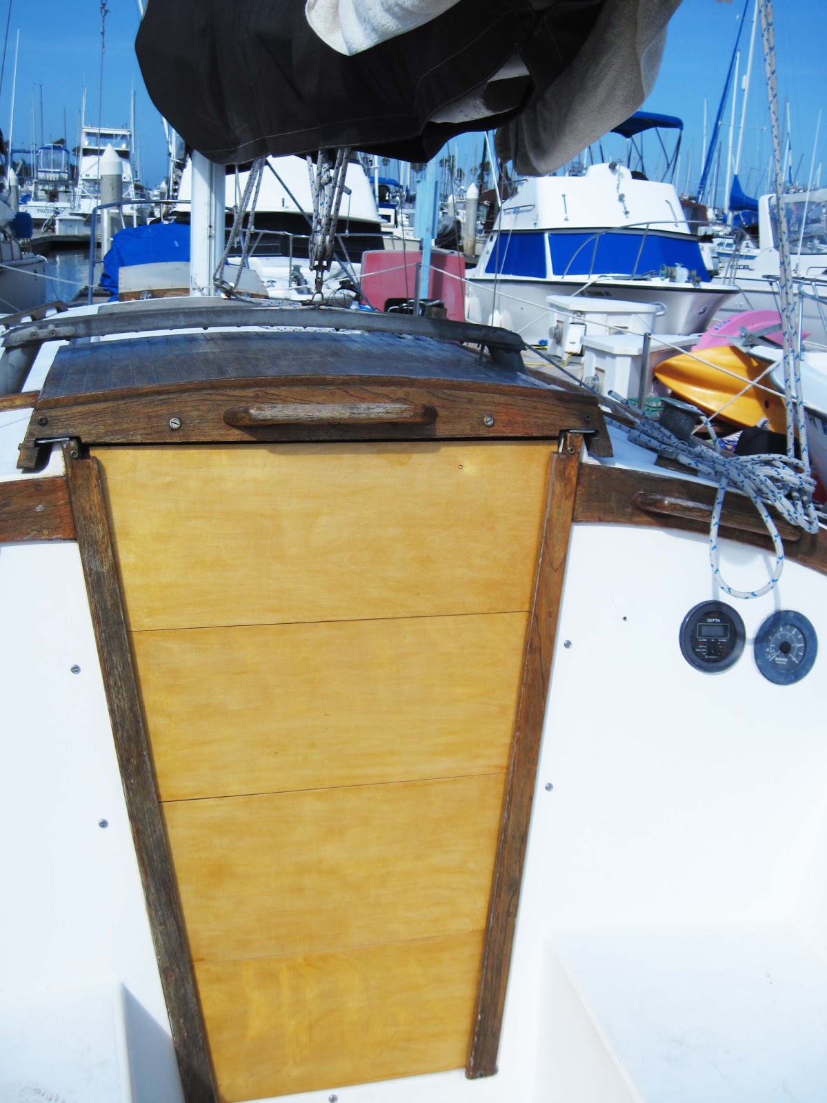 Captain Curran's sailing blog: How to build companionway doors