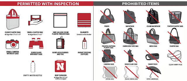 nebraska purse bag policy