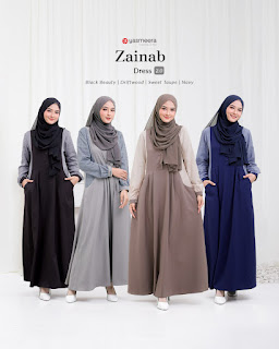 Koleksi Gamis Terbaru Yasmeera Zainab Dress 2.0