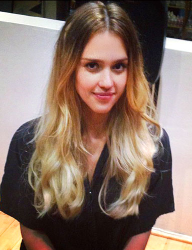 Image for  Jessica Alba's Ombre Locks  1