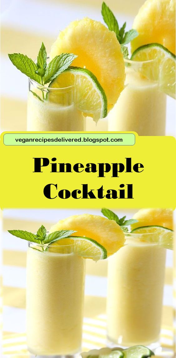 Frozen Pineapple Cooler Recipe - SO refreshing!