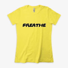 Breathe Women's Boyfriend Tee Shirt Yellow