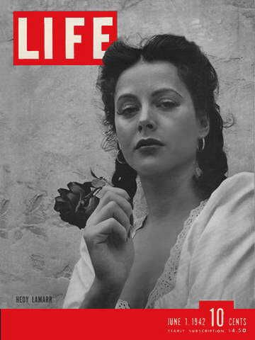 Life magazine with Hedy Lamarr on the cover, 1 June 1942 worldwartwo.filminspector.com