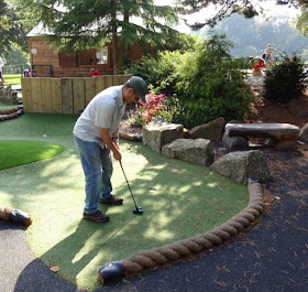 Adventure Golf course at Walton Hall and Gardens in Warrington