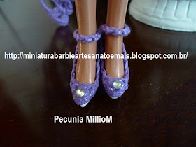 Vestido Longo de Crochê Com Luvas Para Barbie ou Susi Por Pecunia MillioM 6