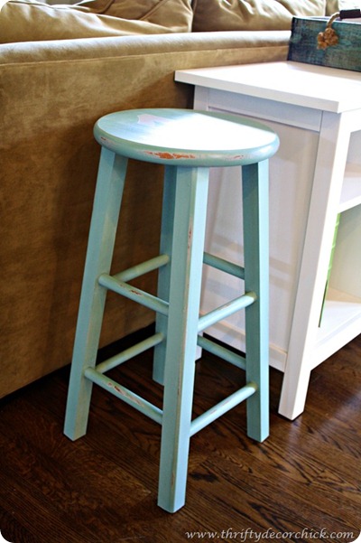 painted stool 