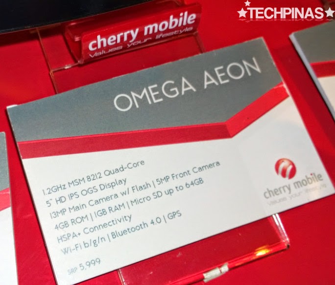 Cherry Mobile Omega Aeon, Cherry Mobile Android Smartphone