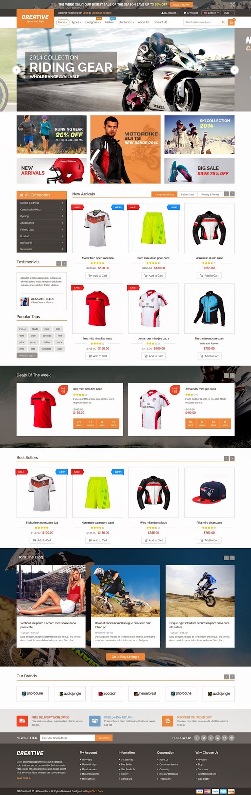 Premium Multipurpose Magento Theme 2015