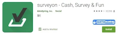 Surveyon Aplikasi Survey Penghasil Uang