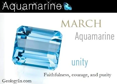 Aquamarine MARCH BIRTHSTONE