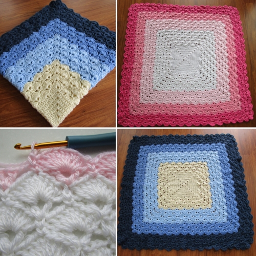 Beautiful Shells Baby Blanket - Free Crochet Pattern