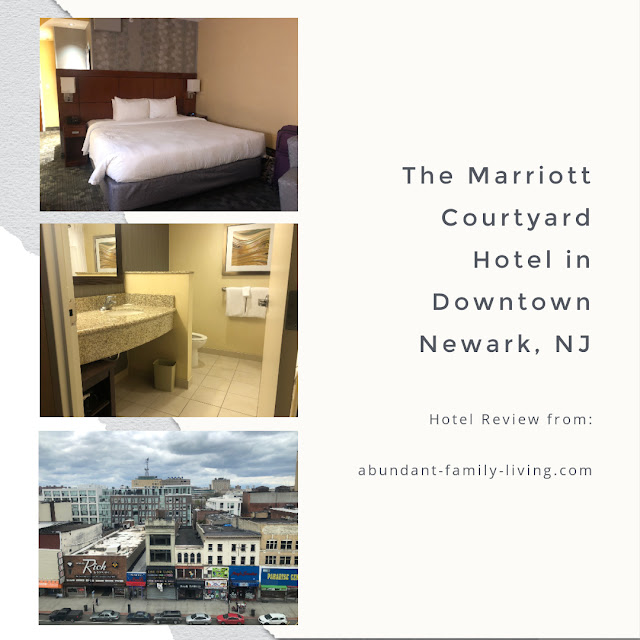 The Marriott Courtyard Hotel in Downtown Newark, New Jersey