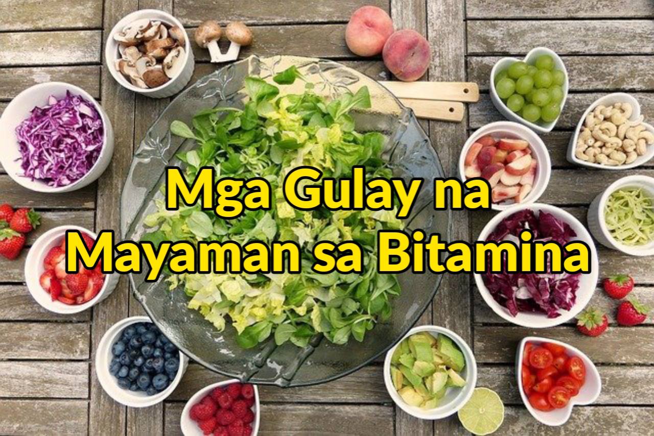 mga gulay na mayaman sa bitamina