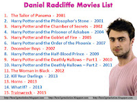 daniel radcliffe movies, the tailor of panama, harry potter and the philosopher's stone, harry potter and the chamber of secrets, harry potter and the prisoner of azkaban, harry potter and the goblet of fire, harry potter and the order of the phoenix, december boys, harry potter and the half-blood prince, harry potter and the deathly hallows part 1, harry potter and the deathly hallows part 2, the woman in black, kill your darlings, horns, whats if?, trainwreck, free photo