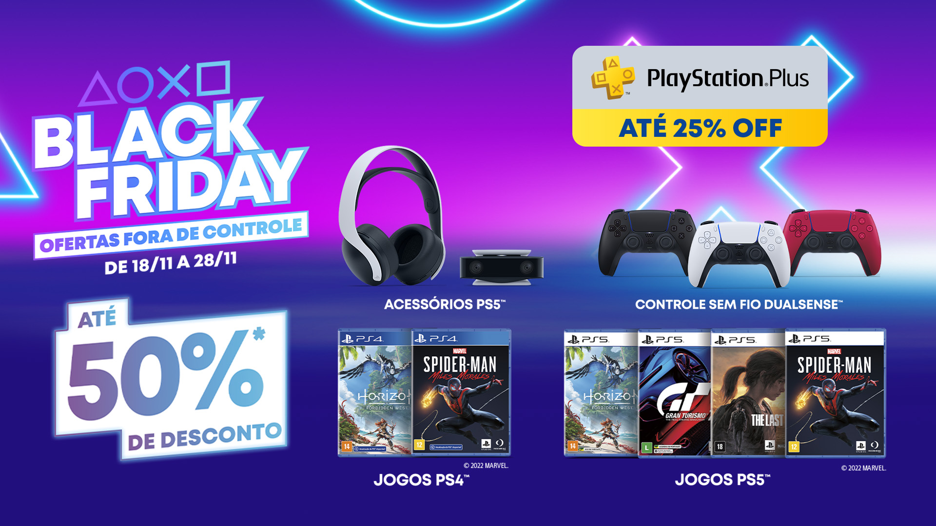 PlayStation Store: confira as ofertas da Black Friday 2021 - GameBlast