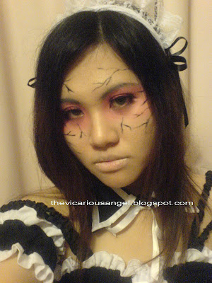 girl zombie makeup. girl zombie makeup. shirish