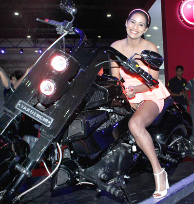 Poonam Pandey 'nasha' Rides a Bike Photo Gallery