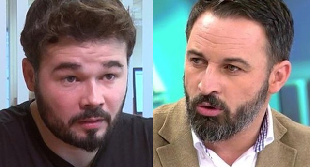 Apoteósico ZASCA! de Gabriel Rufián a Santiago Abascal