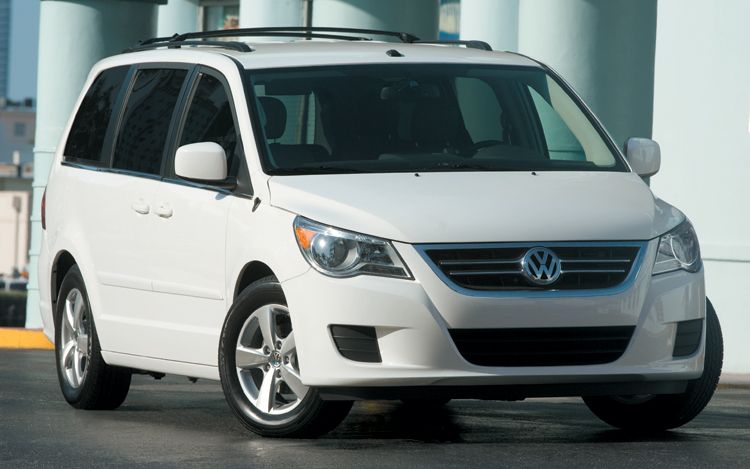 2010 Volkswagen Routan Front View Having recently exited bankruptcy and 