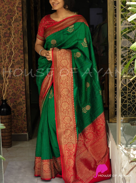 Banarasi Border Work Silk Sarees