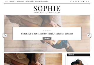 Sophie Minimal Blogger Template