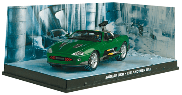 bond in motion 1:43 eaglemoss, jaguar xkr 1:43 die another day