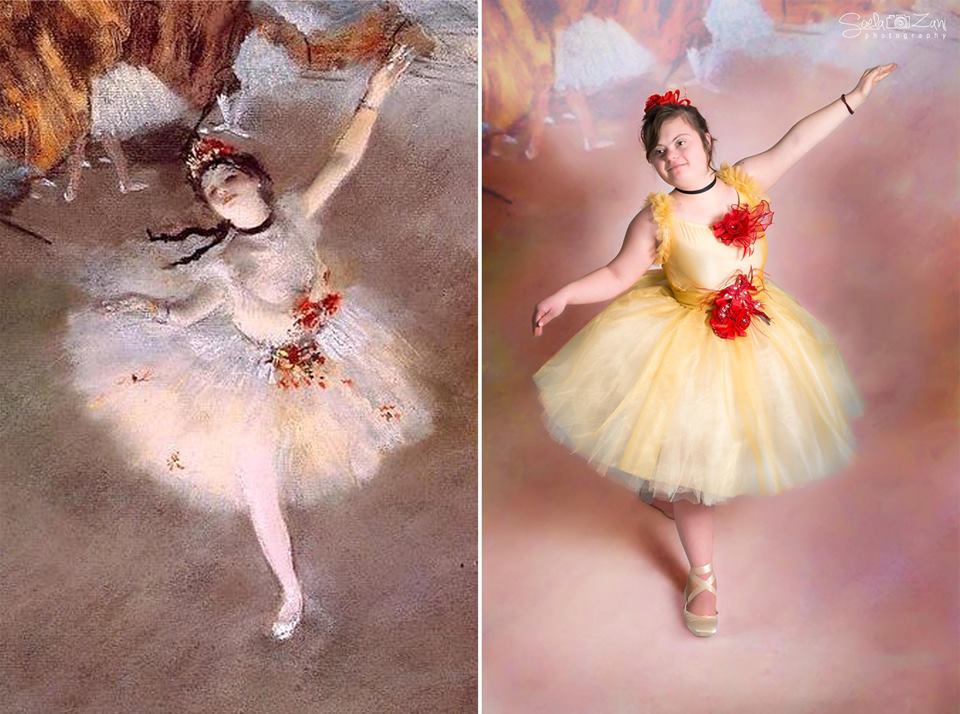 Children With Down Syndrome Recreate Famous Paintings To Prove That Everyone Is A Work Of Art