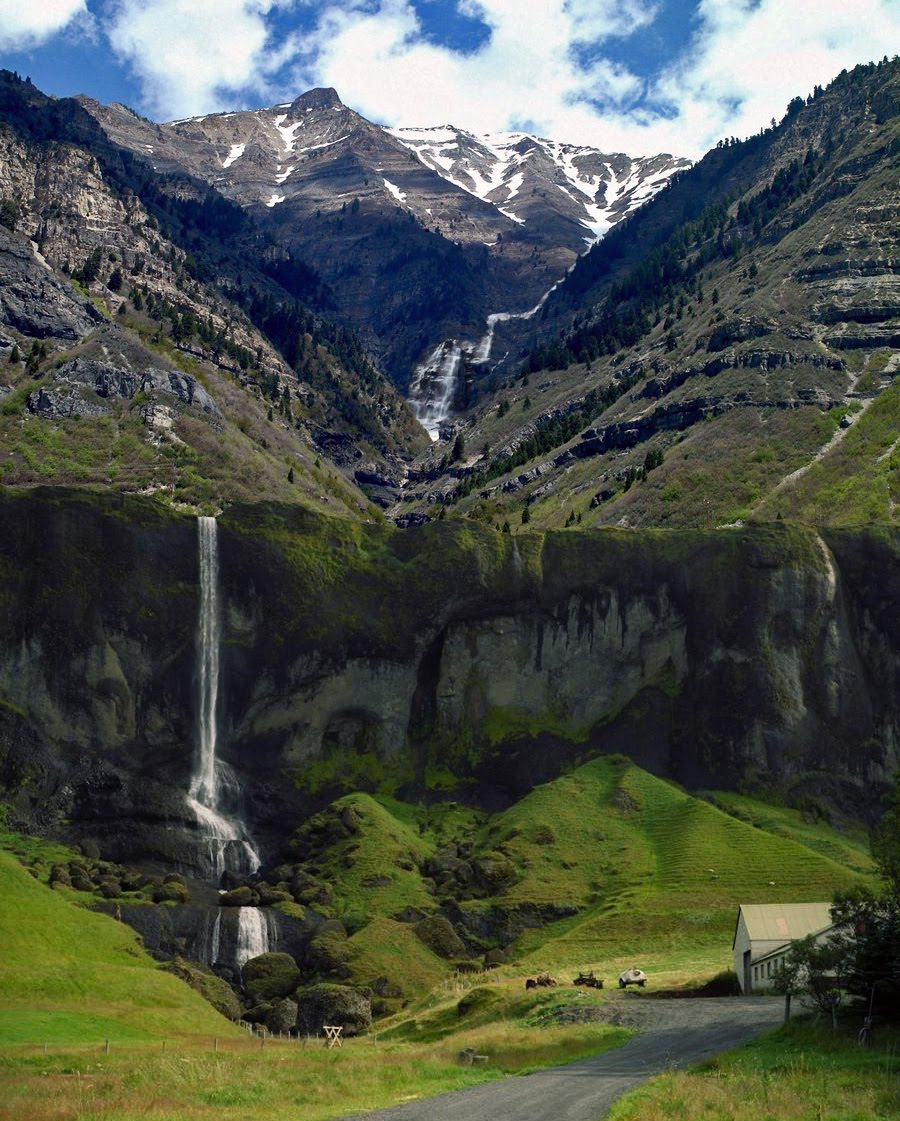 waterfall garden