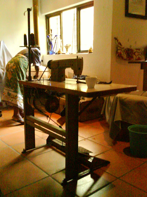 today amongst other things we purchased a new used Brother sewing machine.