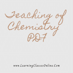 Teaching of Chemistry PDF download free in English Medium Language for B.Ed and all courses students, college, universities, and teachers