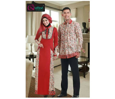 Koleksi Baju Batik Lebaran Couple Terbaru 2016