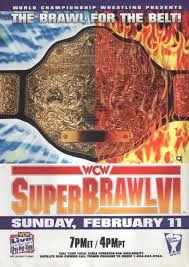 WCW SUPERBRAWl VI 1996 - Event Poster