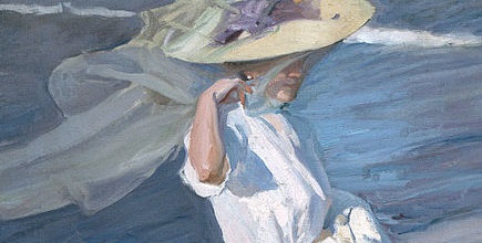 Foto: Paseo a orillas del mar. Sorolla (1909).