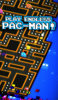 Game dengan gameplay yang seakan-akan dengan versi originalnya Pac-Man 256-Endless Maze apk