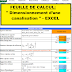 FEUILLE DE CALCUL: " Dimensionnement d’une canalisation " - EXCEL