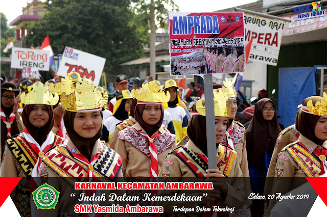 Karnaval HUT RI Ke 74, SMK Yasmida Ambarawa