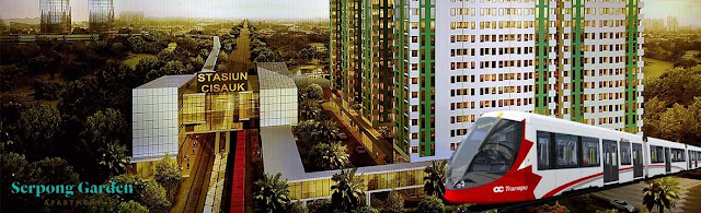  Apartemen di kawasan Serpong ini pun memiliki konsep hunian ruang terbuka hijau yang asri,  didukung 25 fasilitas internal sebagai penunjang gaya hidup penghuni. Di antaranya Swimming Pool, Jogging Track, Indoor Gymnasium, Children Playground dan Wisata Danau, Outdoor BBQ area dan Daycare Center. Untuk tempat hangout, hunian vertikal ini juga akan menyediakan kafe, restoran, hingga beberapa toko retail. Kelebihan Serpong Garden Apartment Selain terintegerasi dengan Stasiun Kereta, Serpong Garden Apartemen pun memiliki keunggulan dan kelebihannya, yang antara lain : • Hunian apartemen asri ditepi danau dengan green area yang menyeluruh. • Lokasi strategis di segitiga emas Tangerang Selatan (BSD City, Serpong & Bintaro). • Tersedia angkatan umum 24 jam. • Sejumlah 25 fasilitas lengkap tersedia • Berada dekat dengan pusat perbelanjaan yang berada dikawasa BSD City, Serpong dan Alam Sutera seperti AEON Mall, Teras Kota, Mall Alam Sutera, Living World Alam Sutera, Summarecon Mall Serpong (SMS)  Fasilitas Serpong Garden Apartemen merupakan hunian dengan fasilitas yang cukup lengkap di antaranya :  Fasilitas Olahraga : Kolam renang, Message pool, Sand beach pool, Jogging track, Indoor dan outdoor gym, Yoga path Commerce Fasilitas : Cafe, Restauran, Retail shops, Daycare center, Grocery Recreational Fasilitas : Tempat bermain anak-anak, Danau, Tematik gardens, Function hall, Outdoor BBQ area, Water features Public Amenities : Mushola, Galeri ATM, Apotek, Klinik, Minimarkets, Laundry Entertainment : Mini waterboom, Swimming Pool, Tennis Court, Futsal Keamanan : Sistem Satu gerbang, Sistem Cluster, Satpam 24 jam  Kantor polsek di lokasi perumahan Serpong Garden Fasilitas Sekitar Berikut merupakan fasilitas dilingkungan sekitar Serpong Garden Apartment : Retail Fasilitas : AEON Mall,Summarecon Mall Serpong, Mall Alam Sutera,Living World Alam Sutera, Bintaro Xchange, Teras Kota Fasilitas Pendidikan : Universitas Atmajaya, Universitas Prasetya Mulya, Swiss German University, Universitas Multimedia Nusantara, Universitas Pembangunan Jaya, Al Azhar BSD, Jakarta Nanyang School, Stella Maris School, BPK Penabur, IPEKA PLUS Fasilitas Perkantoran : Unilever head office, International Convention Exhibition, Green Office Park, Foresta Business Rumah Sakit : RS Eka Hospital BSD, Omni, RS Medika Serpong, St.Carolous Summarecon Serpong  PT Hutama Anugrah Propertindo PT Hutama Anugrah Propertindo, kolaborasi pengembang PT Harapan Inti Persada Indah dengan Karya Cipta Group, tengah membangun Serpong Garden Apartemen seluas 2,7 Ha dekat dengan Stasiun KA Cisauk, Serpong. Karena dekat akses kereta api, penghuni dapat menuju Stasiun Tanah Abang dalam waktu 40 menit sedangkan jika ingin ke CBD Sudirman, penghuni dapat menempuh hanya dalam waktu 50 menit.  PT Harapan Inti Persada Indah (HIPI) berdiri sejak tahun 1987. Proyek pertama pengembang ini adalah perumahan Persada Banten. Pada tahun 2007, HIPI kemudian membangun proyek perumahan Serpong Garden 1 seluas kurang lebih 45 hektar. Seiring berjalannya waktu, HIPI melakukan ekspansi dengan mengembangkan perumahan Serpong Garden 2 di atas lahan 35 hektar. Saat ini, sudah terbangun 3.500 unit rumah seluas 80 hektar dan sudah ditempati hingga kurang lebih 2000 kepala keluarga.  Sementara itu, Karya Cipta Group mengawali bisnisnya dengan pembangunan gedung-gedung high-rise perkantoran dan hunian vertikal. Karya Cipta Group membangun reputasinya dengan beragam proyek prestisius seperti Gedung Kantor Sudirmam 78, Loft Apartements Satu8, East8 at Cibubur dan Selatan8 Residence. Mereka juga menyediakan produk hunian berupa perumahan berstandar internasional untuk semua segmen pasar. Dengan visi dan misi untuk selalu mengembangkan proyek strategis bernilai investasi tinggi, Karya Citra Group berkarya melalui pembangunan proyek-proyek terkemuka di Indonesia. PT Hutama Anugrah Propertindo Kembangkan Serpong  Garden Apartment PT Hutama Anugrah Propertindo, perusahaan hasil kerjasama PT Harapan Inti Persada Indah (HIPI) dan Karya Cipta Group, mengembangkan Serpong Garden Apartment yang berlokasi di kawasan Cisauk – Serpong, Banten. Di atas lahan seluas 2,7 hektar, akan dibangun 4 tower  (Tower Allamanda, Tower Belladona,Tower Cattleya, dan Tower Dahlia). yang merangkum sekitar 5000-an unit apartemen.  Untuk tahap pertama akan dipasarkan  Tower Cattleya yang terdiri dari Type Studio berukuran semi gross 20 m2 yang dipasarkan dengan harga perdana Rp 200 jutaan dan Type 2 Bedroom berukuran semi gross 33 m2 yang dipasarkan dengan harga perdana Rp 400 jutaan. Cara bayarnya ada berbagai cara yakni cash keras, tunai bertahap, dan Kredit Pemilikan Apartemen (KPA).  Komisaris Karya Cipta Group Pingki Elka Pangestu mengatakan, pihaknya melihat permintaan akan hunian vertikal berkualitas tinggi dengan harga terjangkau di lokasi strategis sangat besar, khususnya di kawasan Serpong. Pasalnya, kawasan Serpong terus berkembang pesat sebagai kawasan hunian maupun komersial. Berbagai fasilitas penunjang hidup, baik untuk memenuhi kebutuhan pokok maupun hiburan pun terus dibangun.  Serpong Garden Apartment dibangun dengan berbagai keunggulan yang cocok bagi eksekutif muda dan pasangan muda yang bekerja di Jakarta dan menginginkan gaya hidup modern yang serba praktis dan mudah. “Serpong Garden Apartment menyediakan beragam kemudahan akses transportasi menuju pusat bisnis, rekreasi, maupun fasilitas umum lainnya. Dengan akses praktis, dari apartemen ke stasiun Cisauk membuat para penghuni hanya selangkah dari jaringan kereta commuter line,” kata Pingki.  PT Hutama Anugrah Propertindo ingin menggarap hunian berorientasi angkutan atau Transit Oriented Development (TOD). Pasalnya hunian berkonsep TOD paling diminati saat ini dan di masa mendatang, terutama bagi eksekutif muda dan pasangan muda. Selain itu berkaca dari pengalaman di luar negeri setiap apartemen yang dekat dengan sarana transportasi nilai investasinya akan cepat meningkat.  “Banyak eksekutif muda yang bekerja di CBD Sudirman, Thamrin dan Kuningan Jakarta sekarang sudah menggunakan commuter line. Selain itu banyak pedagang yang juga menggunakan commuter line untuk berdagang di Tanah Abang dan Kota. Dan untuk memudahkan penghuni Serpong Garden Apartment, kami akan membangun Sky Bridge yakni akses jembatan menuju stasiun Cisauk,” jelas Pingki.  Lokasi Serpong Garden Apartment juga dekat dengan akses tol yakni Pondok Indah (Selatan) dan Kebon Jeruk (Barat). Selain itu akan terhubung langsung dengan Pusat Bisnis dan Pasar Modern, rencana akses langsung ke Terminal Intermoda Serpong yang akan menghubungkan lokasi apartemen ke sekitar Serpong dan juga ke Jakarta dan Bekasi dengan menggunakan angkutan kota dan bus.  Serpong Garden Apartment melalui stasiun Cisauk juga akan terhubung secara langsung melalui jalur pejalan kaki (JPO) ke jantung kawasan perkotaan Cisauk Serpong. Dengan demikian para penghuni Serpong Garden Apartment hanya selangkah ke pusat pelayanan masyarakat (komersial, sosial dan pemerintahan) disekitarnya maupun dengan tenang bisa menglaju (commuter) ke simpul-simpul kegiatan kota lainnya seperti Dukuh Atas, Tanah Abang, Palmerah, Bintaro maupun Tigaraksa, Maja hanya dalam “beberapa” langkah.  Untuk memberikan kemudahan dan kenyamanan bagi penghuni, Serpong Garden Apartment dilengkapi dengan 25 fasilitas. Untuk fasilitas Sport akan disediakan Swimming Pool, Massage Pool, Sand Beach Pool, Jogging Track, Indoor Gymnasium, Outdoor Gymnasium dan Yoga Path. Lalu fasilitas Recreational yakni Children Playground, Wisata Danau, Thematic Gardens, Function Hall, Outdoor BBQ Area, dan Water Features. Kemudian fasilitas Commerce yakni Cafes, Restaurants, Retail Shops, Daycare Centre, dan Grocery. Sedangkan fasilitas Public Amenities adalah Musholla, Galeri ATM, Apotek, Klinik, Minimarket, dan Laundry.