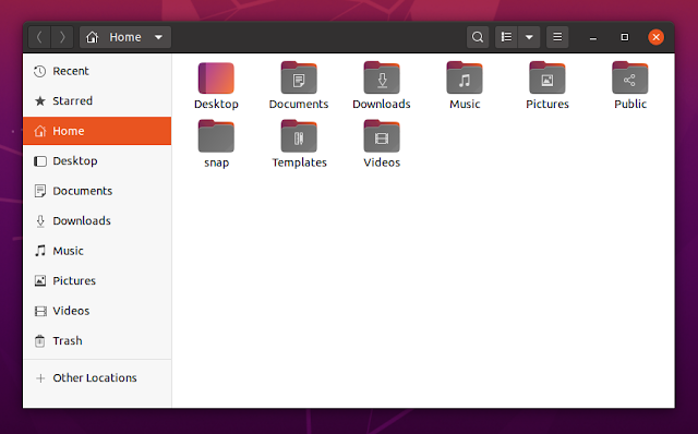 Ubuntu 20.04 new Yaru folder icons