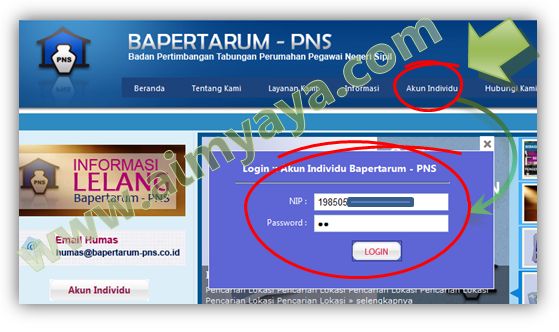 Tabungan perumahan PNS yang lebih dikenal dengan Bapertarum  Cara Melihat Saldo Tabungan Bapertarum PNS