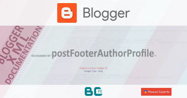 Blogger - postFooterAuthorProfile [Blog GV2]