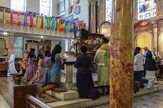 Abendmahl in der Wesley Chapel in London