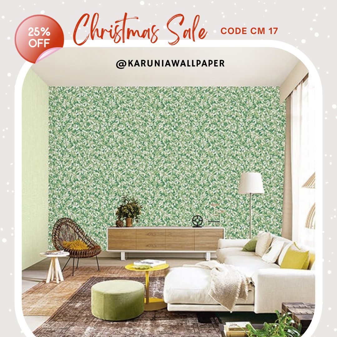 jual wallpaper dinding hijau