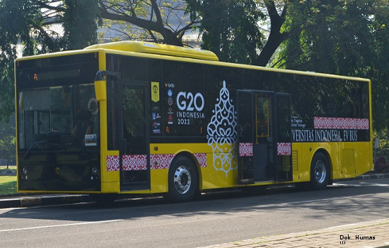 Bus listrik UI, Bus Listrik buatan Indonesia, Universitas Indonesia, KTT G20