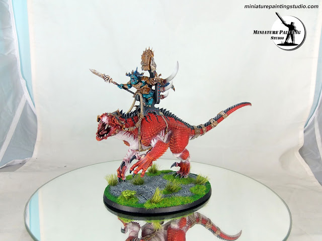 Warhammer Saurus Oldblood On Carnosaur