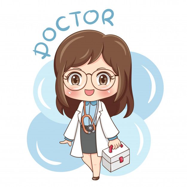 doctor dp cartoon girl
