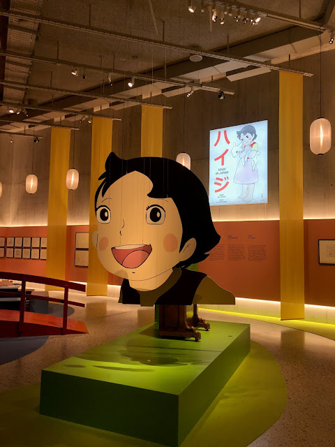 Picture of the character Heidi at an exhibit at the Swiss National Museum in Zürich