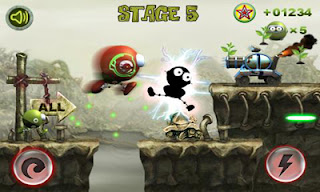 Planet attack runner,android game
